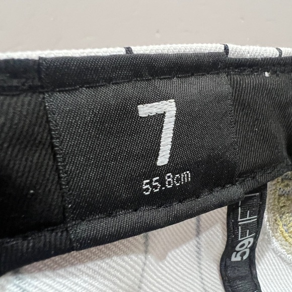 New Era, 59Fifty Fitted Hat, New York Giants, White & Blue - Picture 10 of 11